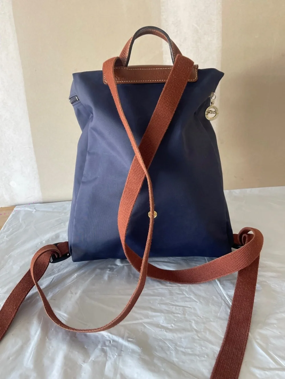 Longchamp Le Pilage Backpack Navy 10